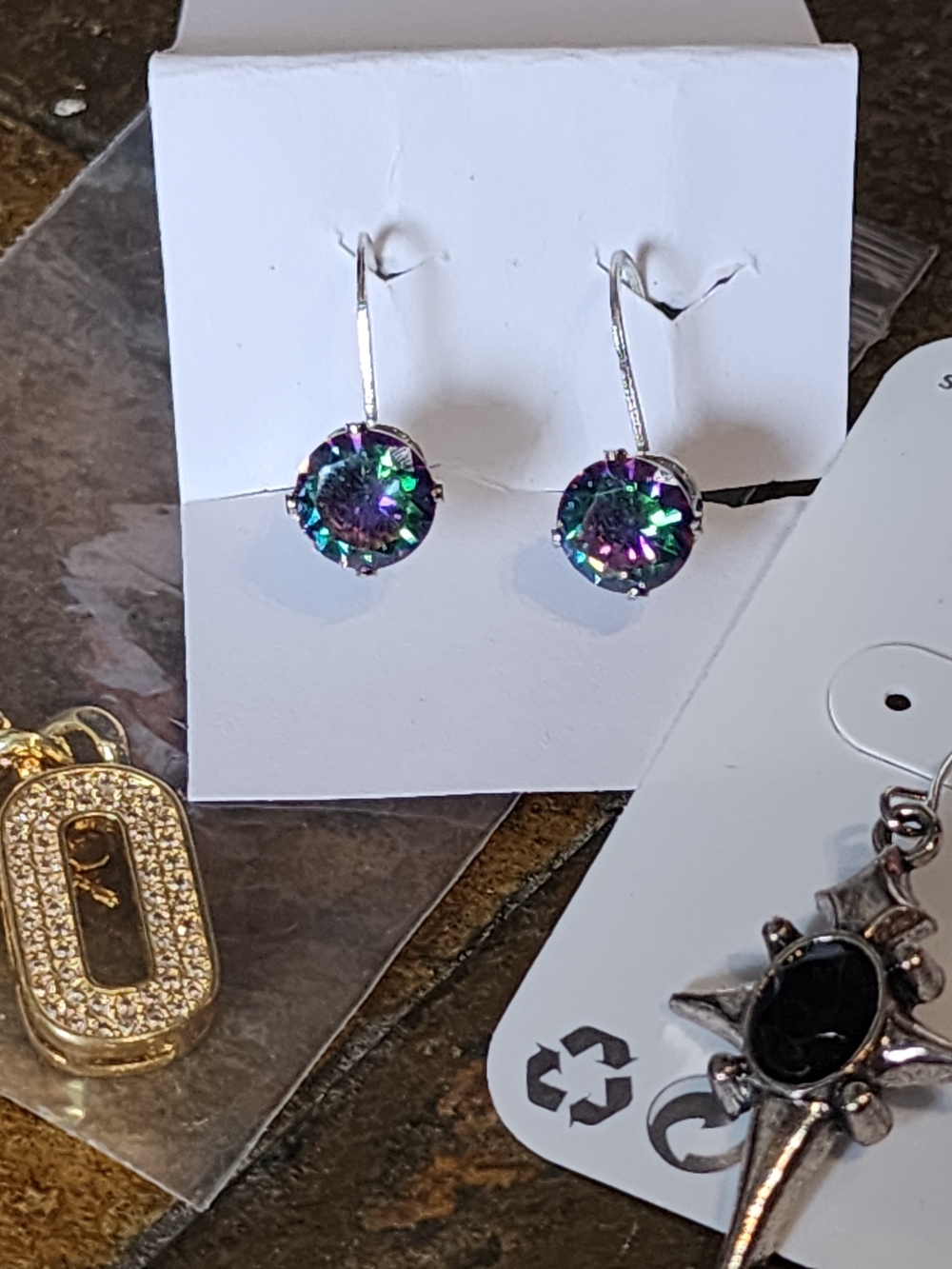 Multi-Pack Women's Earrings - Rainbow, Black & Gold Styles - Picture 4 of 4